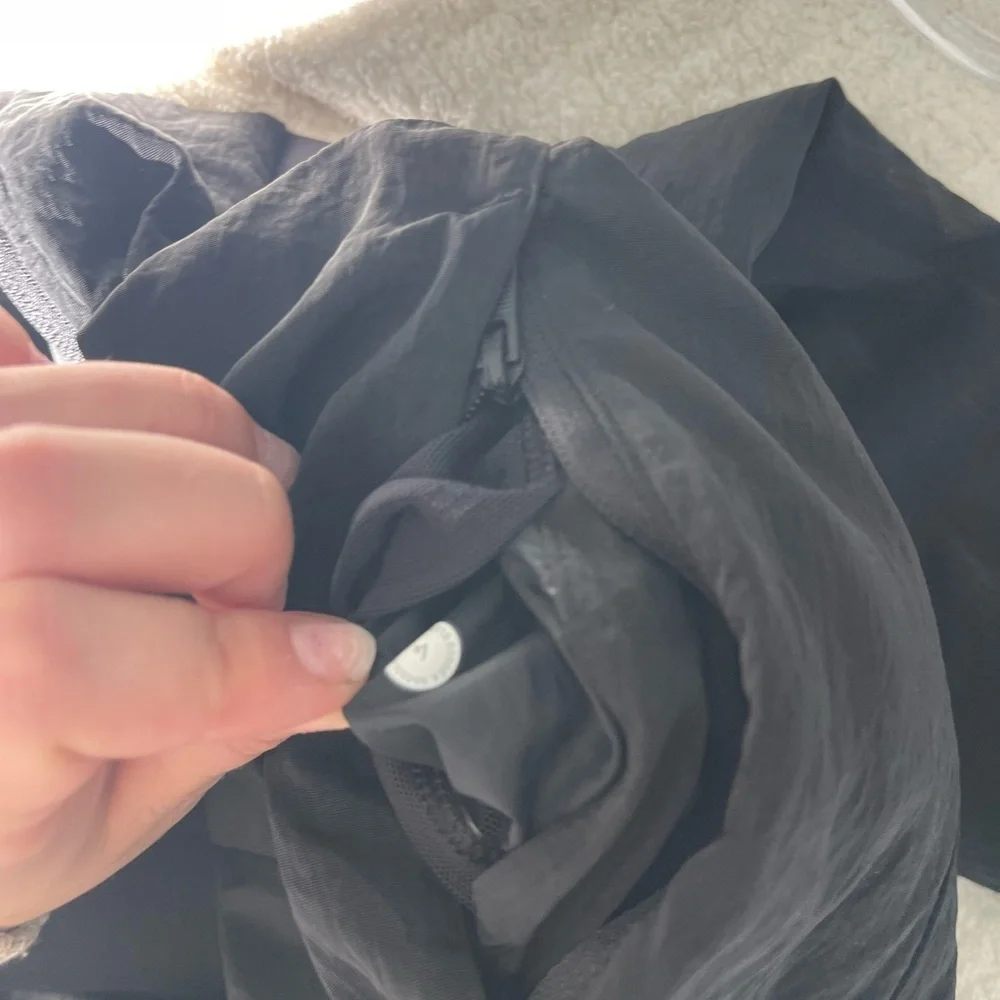 Lululemon No Stop Black Reversible Bomber Jacket